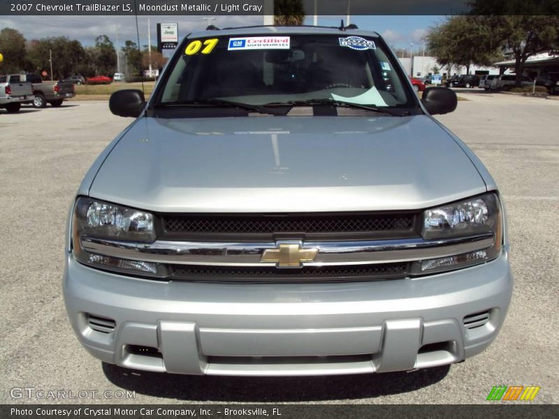 Moondust Metallic / Light Gray 2007 Chevrolet TrailBlazer LS