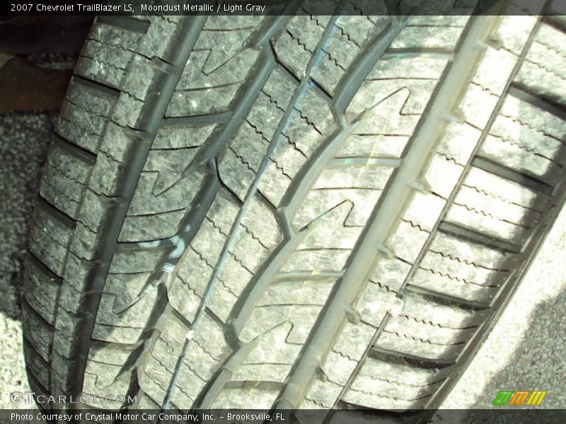 Moondust Metallic / Light Gray 2007 Chevrolet TrailBlazer LS
