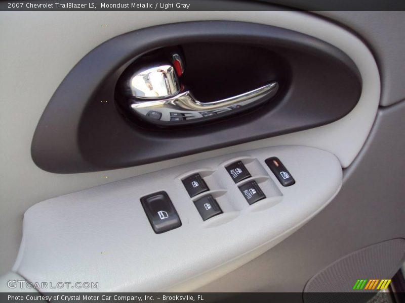 Moondust Metallic / Light Gray 2007 Chevrolet TrailBlazer LS