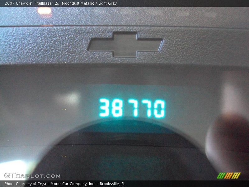 Moondust Metallic / Light Gray 2007 Chevrolet TrailBlazer LS