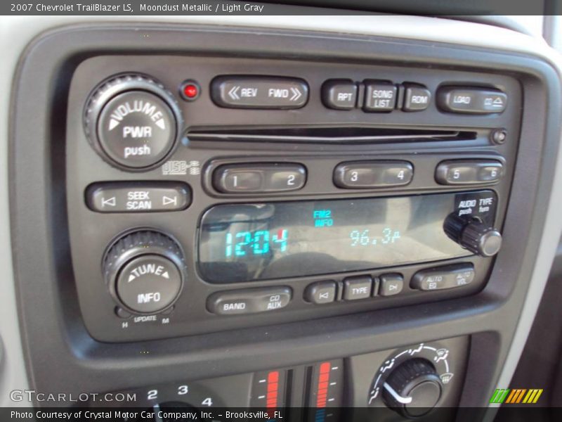 Moondust Metallic / Light Gray 2007 Chevrolet TrailBlazer LS