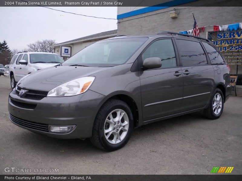Phantom Gray Pearl / Stone Gray 2004 Toyota Sienna XLE Limited