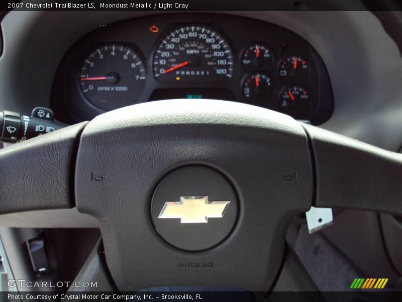 Moondust Metallic / Light Gray 2007 Chevrolet TrailBlazer LS