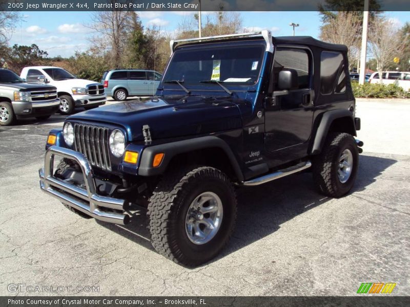 Patriot Blue Pearl / Dark Slate Gray 2005 Jeep Wrangler X 4x4