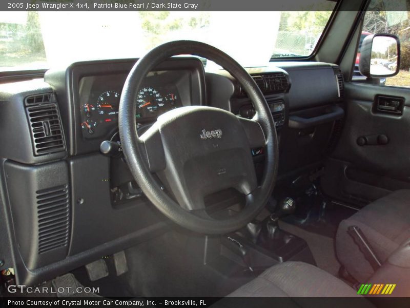 Patriot Blue Pearl / Dark Slate Gray 2005 Jeep Wrangler X 4x4