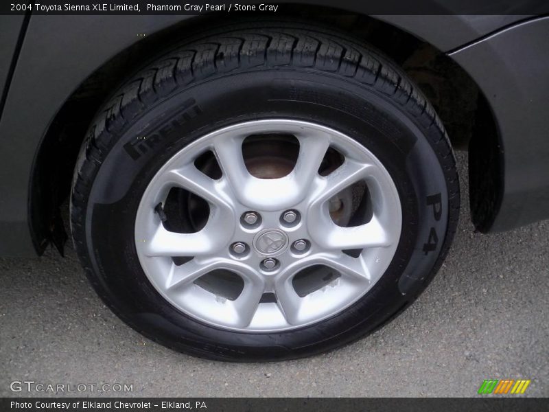 Phantom Gray Pearl / Stone Gray 2004 Toyota Sienna XLE Limited