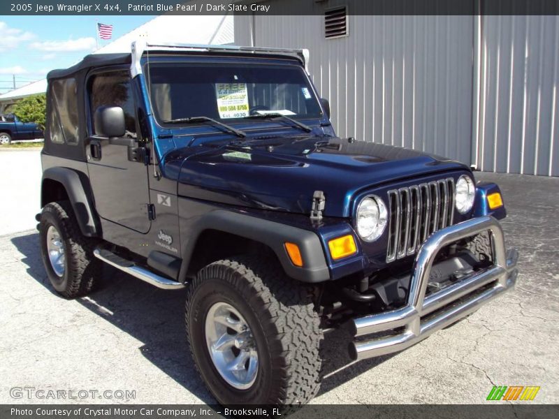 Patriot Blue Pearl / Dark Slate Gray 2005 Jeep Wrangler X 4x4
