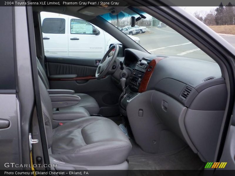 Phantom Gray Pearl / Stone Gray 2004 Toyota Sienna XLE Limited