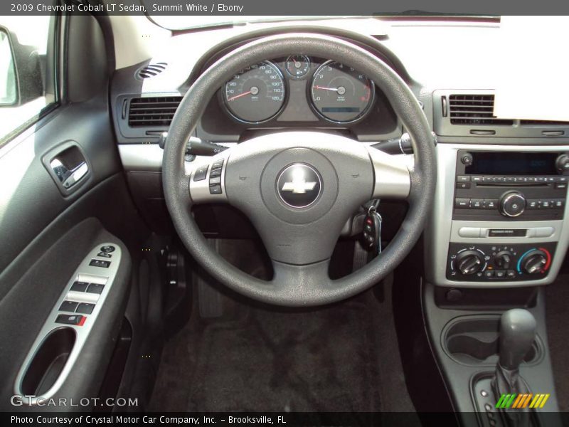 Summit White / Ebony 2009 Chevrolet Cobalt LT Sedan
