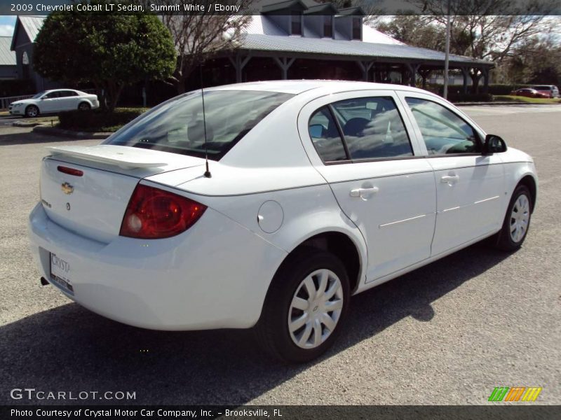 Summit White / Ebony 2009 Chevrolet Cobalt LT Sedan