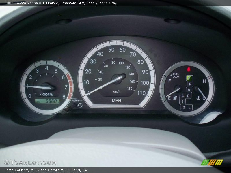 Phantom Gray Pearl / Stone Gray 2004 Toyota Sienna XLE Limited
