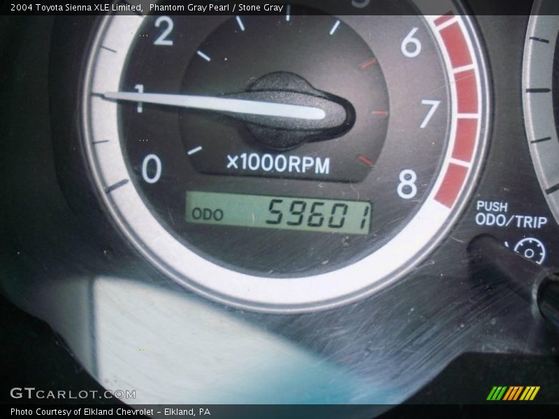 Phantom Gray Pearl / Stone Gray 2004 Toyota Sienna XLE Limited