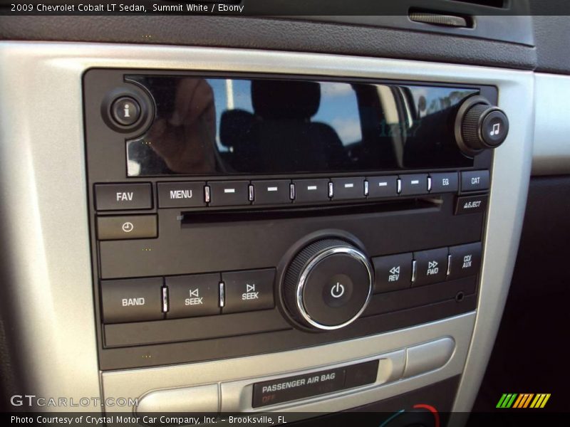 Summit White / Ebony 2009 Chevrolet Cobalt LT Sedan