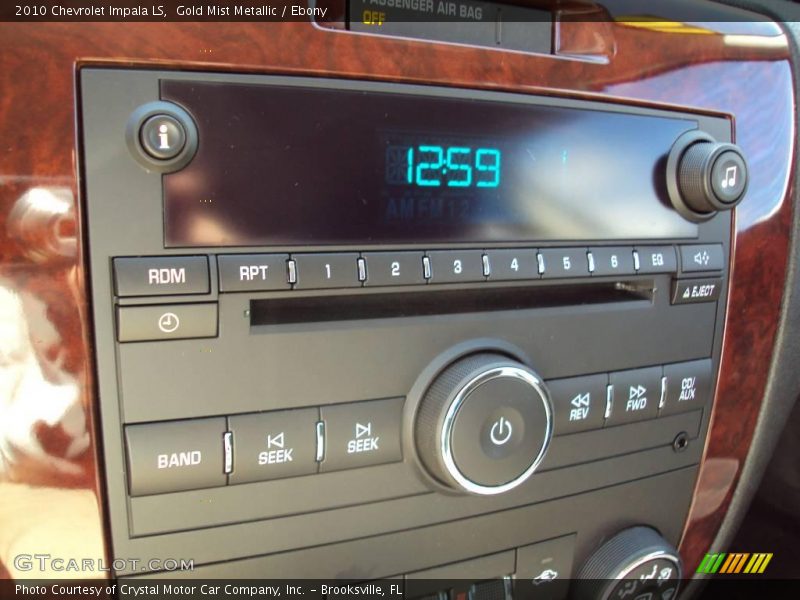 Gold Mist Metallic / Ebony 2010 Chevrolet Impala LS