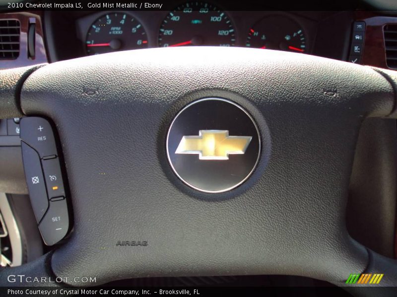 Gold Mist Metallic / Ebony 2010 Chevrolet Impala LS