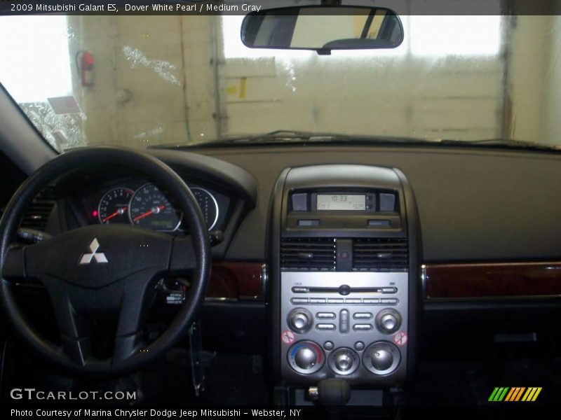 Dover White Pearl / Medium Gray 2009 Mitsubishi Galant ES