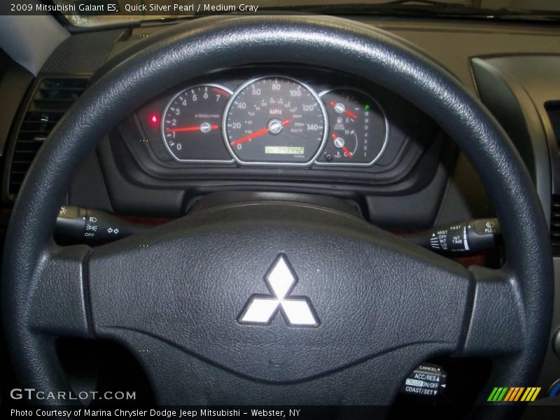Quick Silver Pearl / Medium Gray 2009 Mitsubishi Galant ES