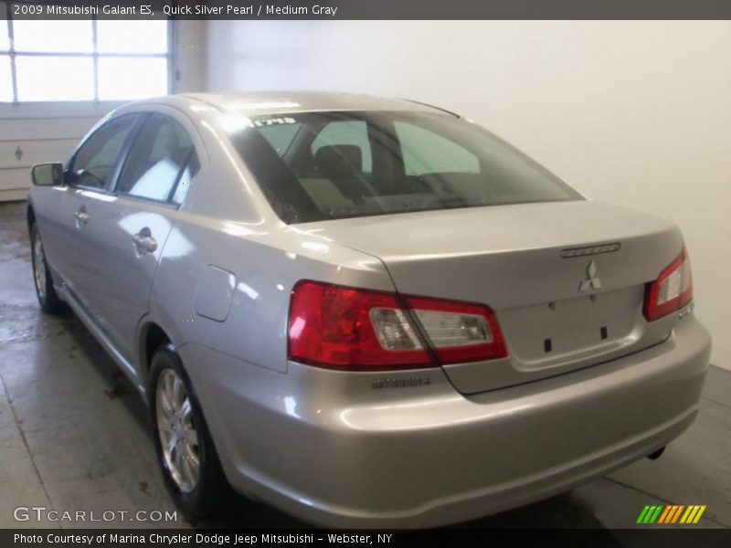 Quick Silver Pearl / Medium Gray 2009 Mitsubishi Galant ES