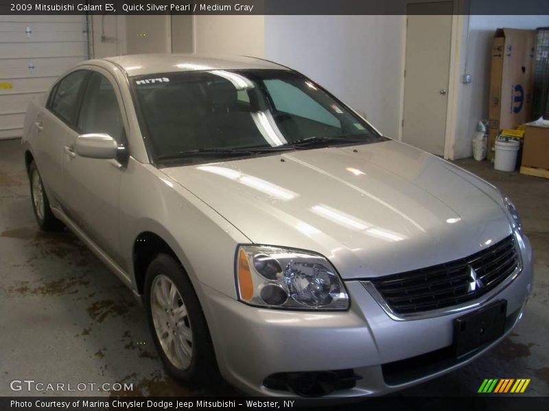 Quick Silver Pearl / Medium Gray 2009 Mitsubishi Galant ES