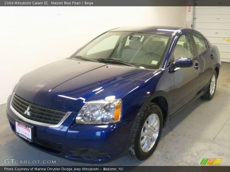 Maizen Blue Pearl / Beige 2009 Mitsubishi Galant ES