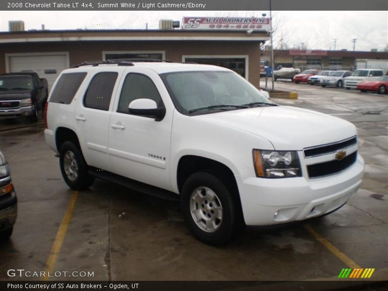 Summit White / Light Cashmere/Ebony 2008 Chevrolet Tahoe LT 4x4