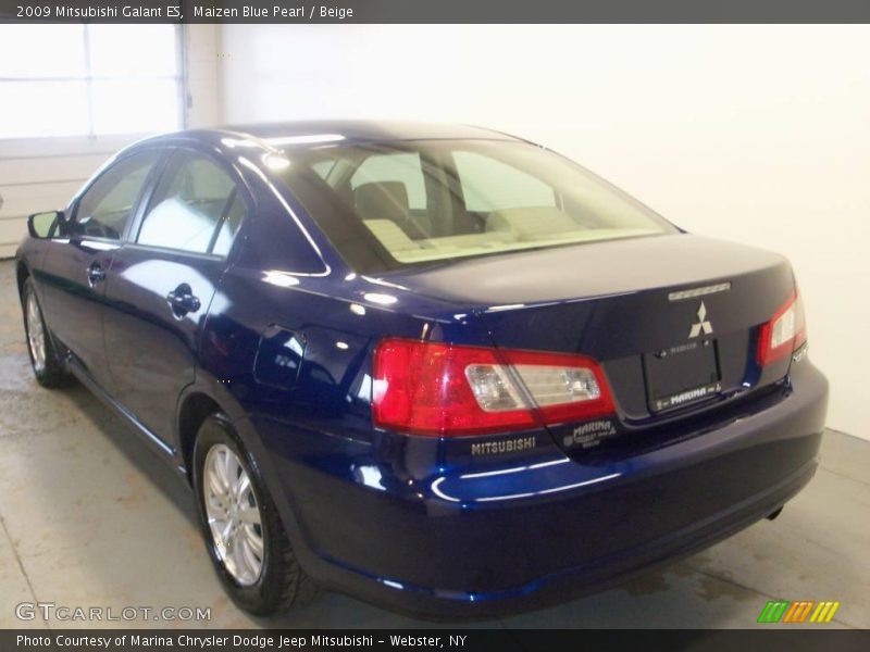 Maizen Blue Pearl / Beige 2009 Mitsubishi Galant ES