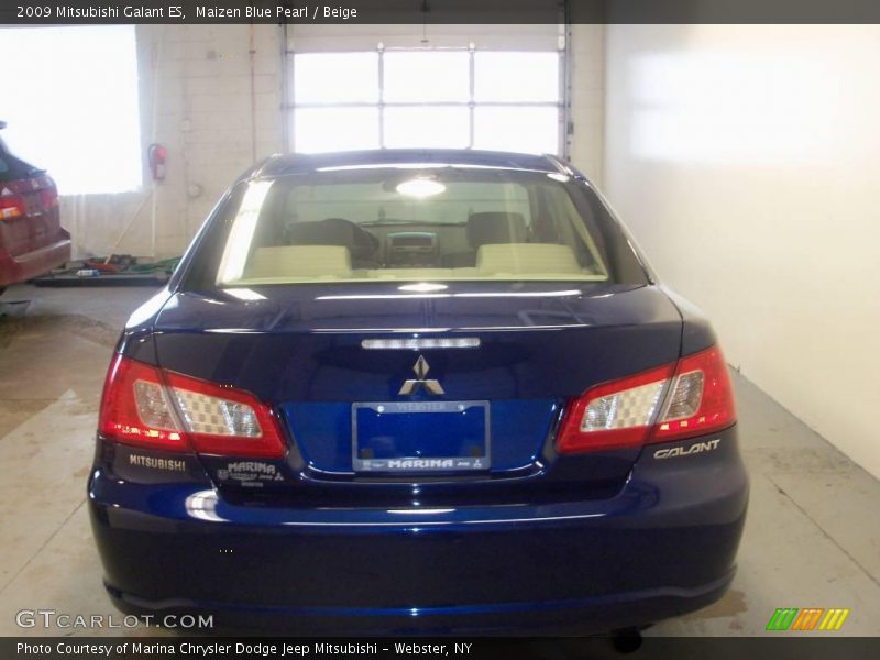 Maizen Blue Pearl / Beige 2009 Mitsubishi Galant ES