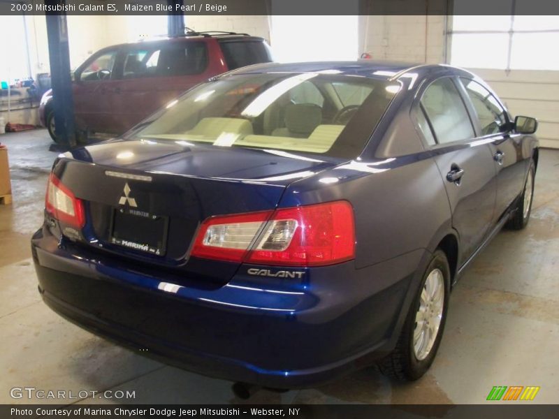 Maizen Blue Pearl / Beige 2009 Mitsubishi Galant ES