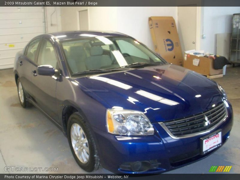 Maizen Blue Pearl / Beige 2009 Mitsubishi Galant ES