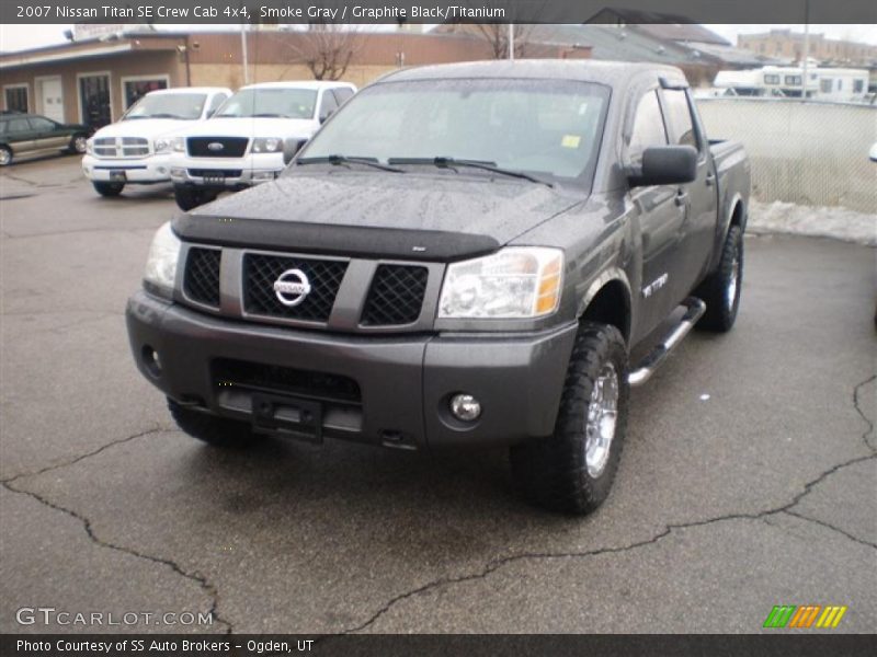 Smoke Gray / Graphite Black/Titanium 2007 Nissan Titan SE Crew Cab 4x4