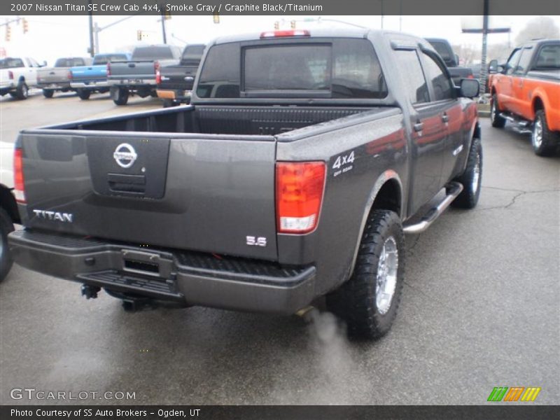 Smoke Gray / Graphite Black/Titanium 2007 Nissan Titan SE Crew Cab 4x4