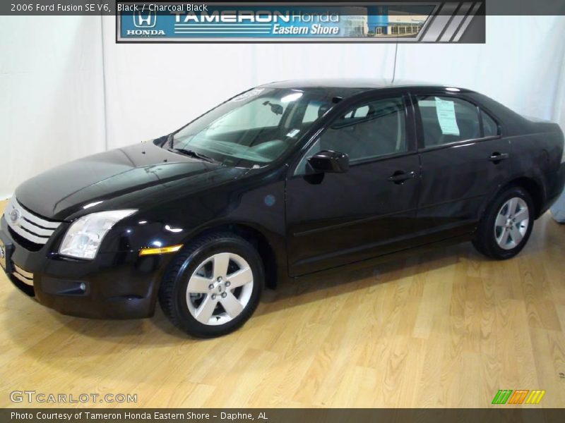 Black / Charcoal Black 2006 Ford Fusion SE V6