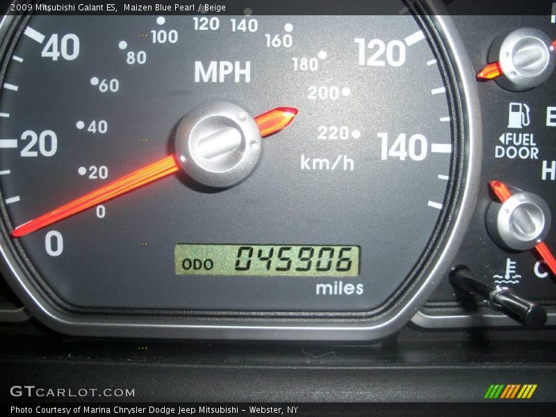 Maizen Blue Pearl / Beige 2009 Mitsubishi Galant ES