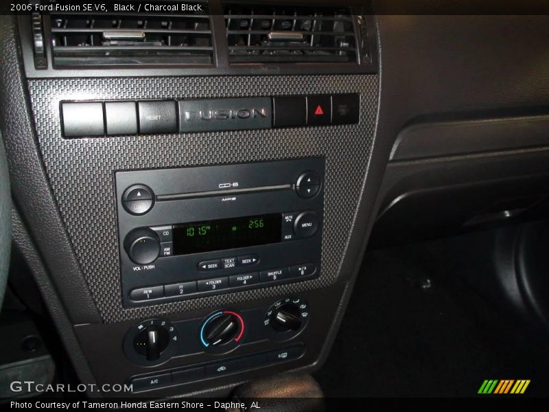 Black / Charcoal Black 2006 Ford Fusion SE V6