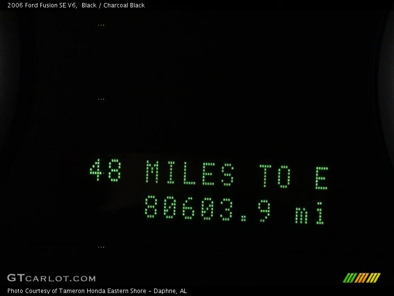 Black / Charcoal Black 2006 Ford Fusion SE V6