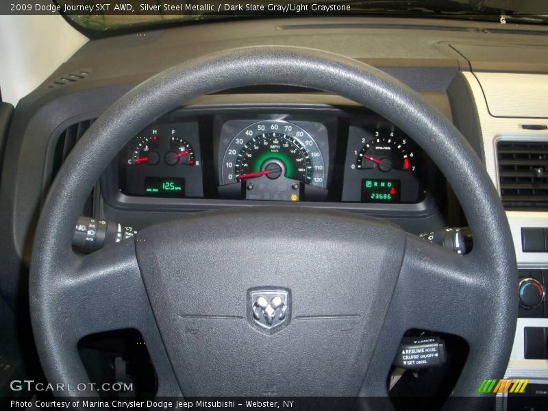 Silver Steel Metallic / Dark Slate Gray/Light Graystone 2009 Dodge Journey SXT AWD