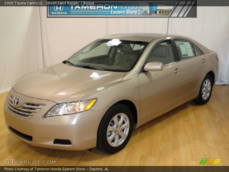 Desert Sand Metallic / Bisque 2009 Toyota Camry LE