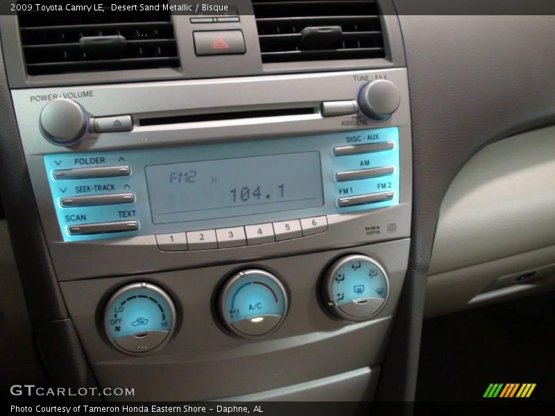 Desert Sand Metallic / Bisque 2009 Toyota Camry LE