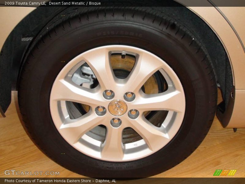 Desert Sand Metallic / Bisque 2009 Toyota Camry LE