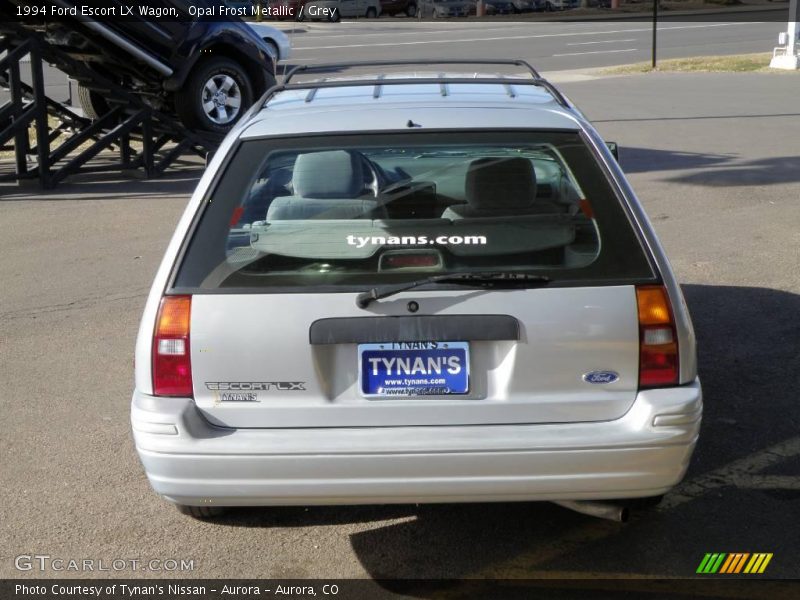 Opal Frost Metallic / Grey 1994 Ford Escort LX Wagon