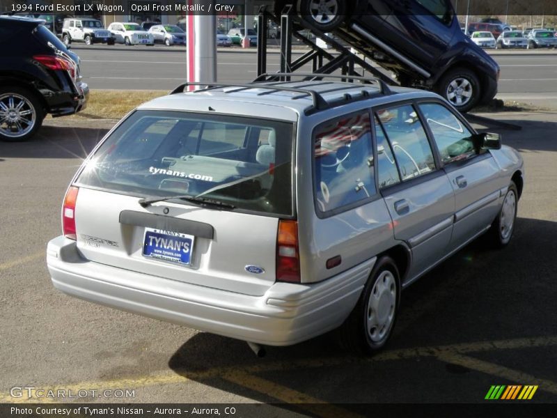 Opal Frost Metallic / Grey 1994 Ford Escort LX Wagon