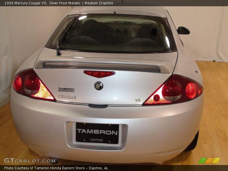 Silver Frost Metallic / Medium Graphite 1999 Mercury Cougar V6
