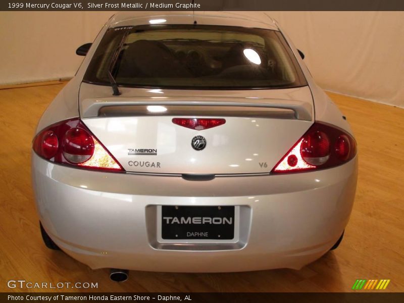 Silver Frost Metallic / Medium Graphite 1999 Mercury Cougar V6