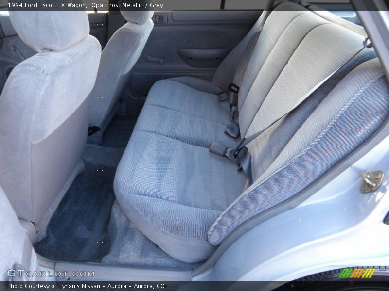 Opal Frost Metallic / Grey 1994 Ford Escort LX Wagon