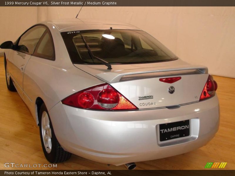 Silver Frost Metallic / Medium Graphite 1999 Mercury Cougar V6