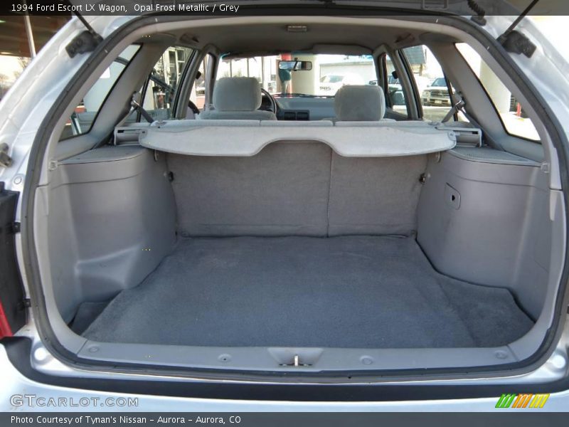 Opal Frost Metallic / Grey 1994 Ford Escort LX Wagon