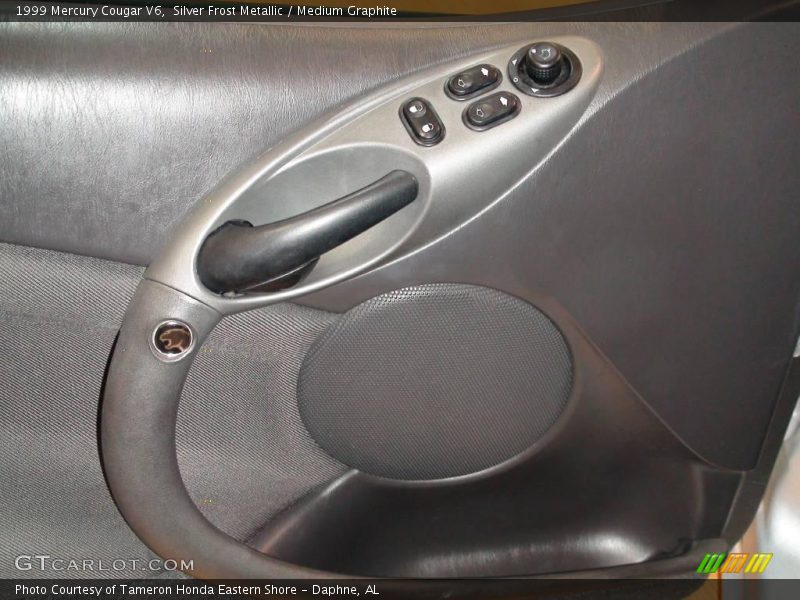 Silver Frost Metallic / Medium Graphite 1999 Mercury Cougar V6