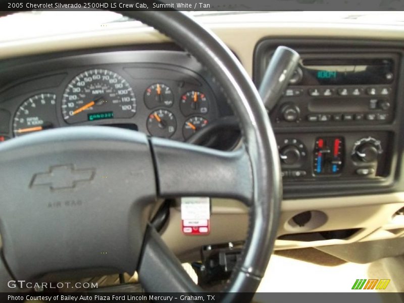 Summit White / Tan 2005 Chevrolet Silverado 2500HD LS Crew Cab