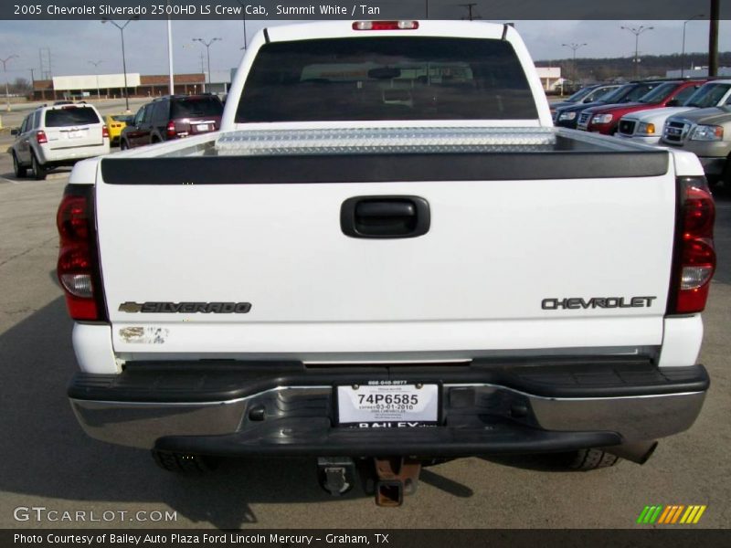 Summit White / Tan 2005 Chevrolet Silverado 2500HD LS Crew Cab