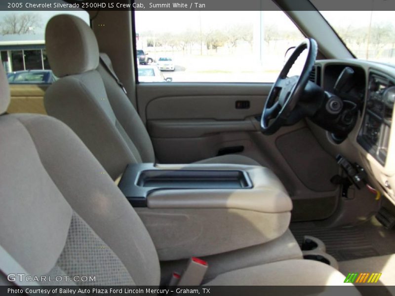 Summit White / Tan 2005 Chevrolet Silverado 2500HD LS Crew Cab